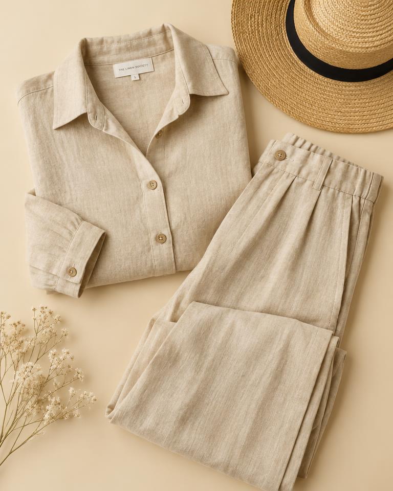 Conjunto Linho Natural